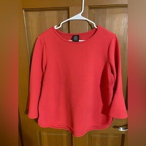 Bobeau Vibrant Red Top